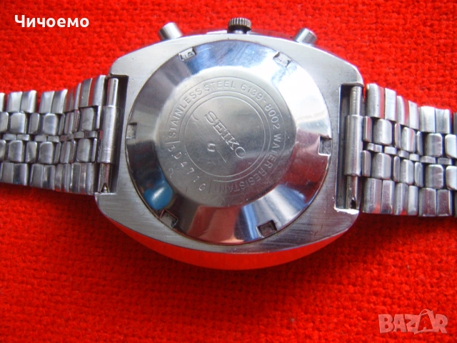 Vintage Seiko Chronograph 6139-8002 Оригинален мъжки часовник, снимка 7 - Антикварни и старинни предмети - 54044403