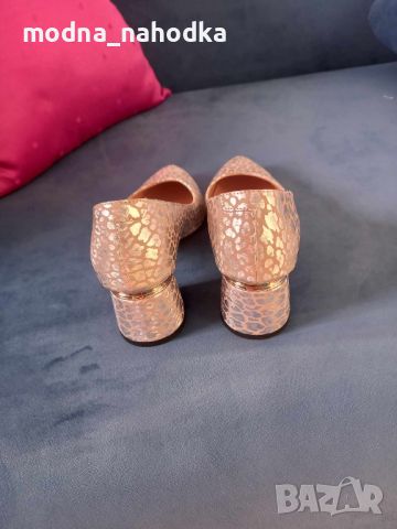 Дамски обувки от естествена кожа, снимка 2 - Дамски обувки на ток - 46116580