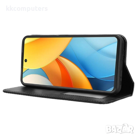 ZTE Axon 60 Lite / Blade V60 Vita Retro Magnetic Wallet Калъф и Протектор, снимка 6 - Калъфи, кейсове - 52672840