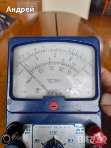 Стар мултицет Chinaglia Belluno, снимка 3 - Антикварни и старинни предмети - 52267273