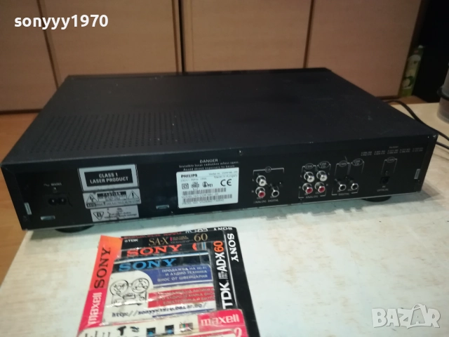 PHILIPS CDR765/00 RECORDER & PLAYER CD 1309251956, снимка 7 - Ресийвъри, усилватели, смесителни пултове - 51704042