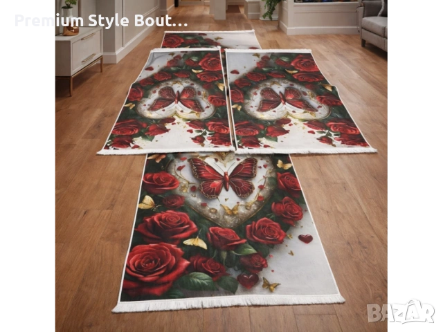 Комплект от три броя пътеки , снимка 4 - Пътеки - 54005428