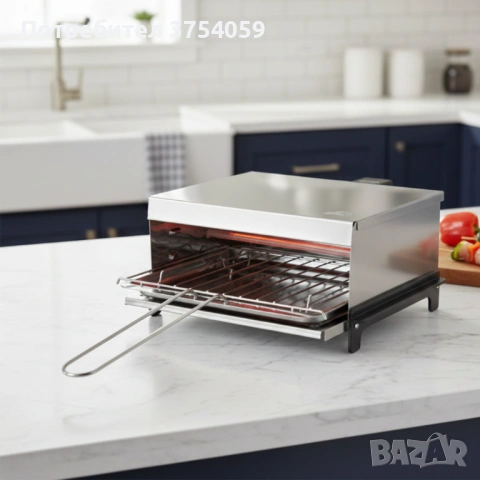 Бездимна електрическа скара Voltz OV51015P – 1200W мощност, незалепващо покритие и удобно готвене у , снимка 3 - Скари - 53075970