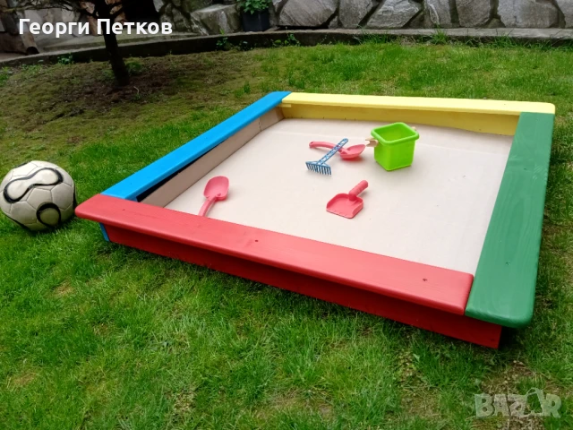 Пясъчник, цветен-110х110см., снимка 6 - Други - 50583518