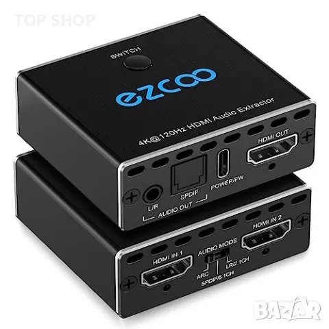 Нов Аудио конвертор HDMI към HDMI SPDIF/4K 120Hz HDMI 2., снимка 1 - Друга електроника - 49457975