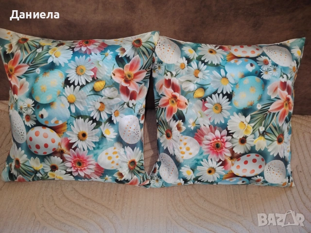 Великденски декоративни възглавнички и калъфки , снимка 6 - Възглавници - 54094993