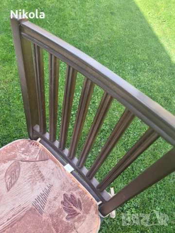 Столове трапезни 6бр. масивни бук ръчна изработка, снимка 3 - Столове - 54124215