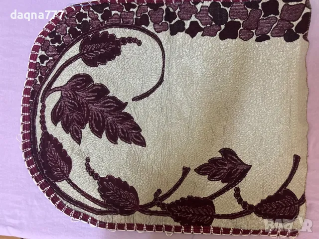 Бродирано покривало за фотьойл/ стол, снимка 4 - Столове - 50038379