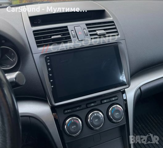 9" Мултимедия Mazda 6 2007-2012 Мазда Android 13 Навигация, снимка 3 - Аксесоари и консумативи - 45760539