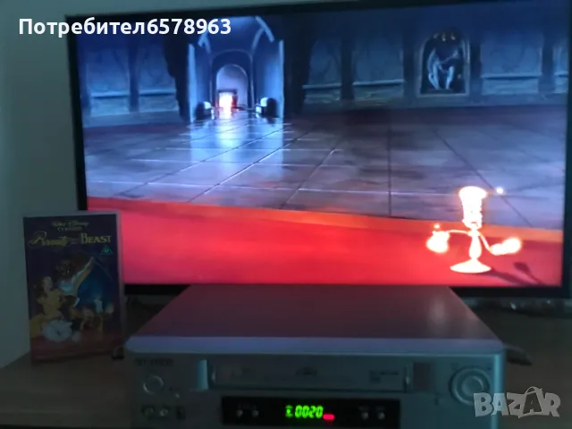 Видеокасета '' Красавицата и Звяра ''  VHS, снимка 2 - Анимации - 50229853