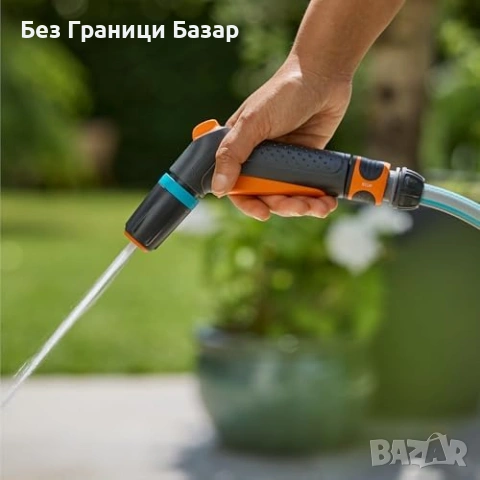 Нов Градински накрайник Gardena 2 режима с Water Stop за поливане градина двор маркуч, снимка 11 - Напояване - 54142543
