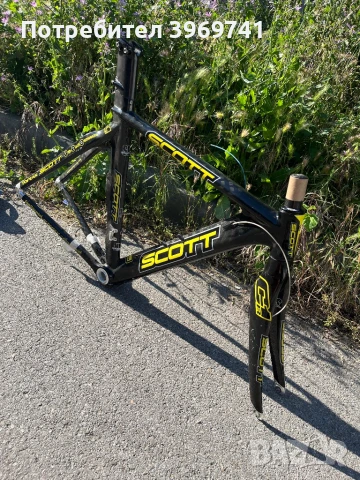 Scott CR1 Plasma (G1) Карбонова рамка, снимка 1