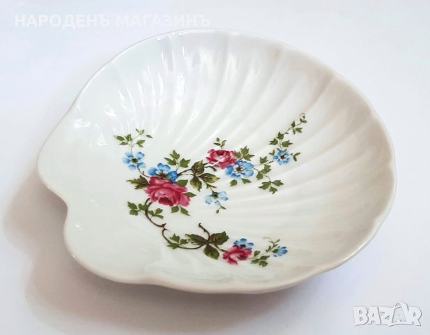 ROYAL КРМ - Немски порцелан порцеланова сапунерка цветя , снимка 3 - Други ценни предмети - 46262143