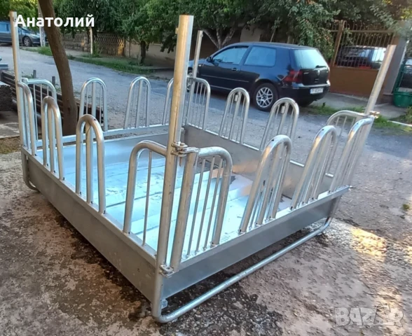 Пасищна хранилка за 12 животни-горещо поцинкована., снимка 10 - Други стоки за животни - 51323654