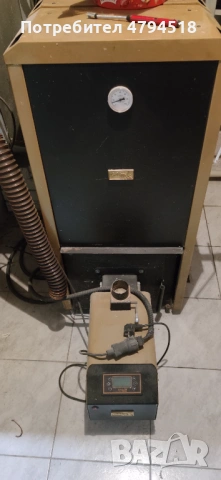 Продавам комбиниран котел на дърва и пелети 35KW