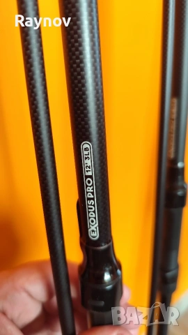 Сет 3x Avid Carp Exodus Pro 12ft 3lb + Spod&Marker, снимка 7 - Въдици - 53683230