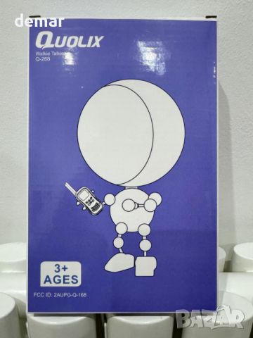 QUOLIX 2 броя акумулаторно детско уоки-токи с голям обхват с 8 PMR канала, играчка за деца, снимка 8 - Други - 45117527