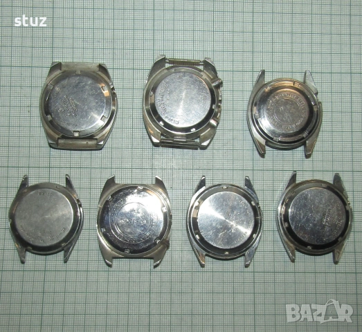 Каси за механични часовници Seiko, втора употреба, сет 7 бр., снимка 7 - Антикварни и старинни предмети - 54044685