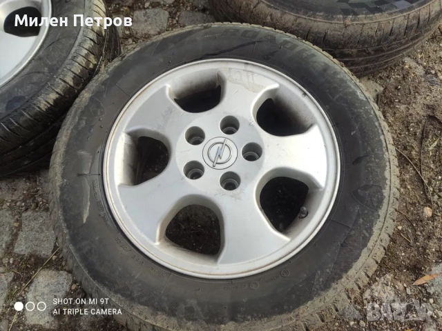 Джанти с гуми Опел Вектра Ц Opel Astra C 195 65 15, снимка 2 - Гуми и джанти - 52774614