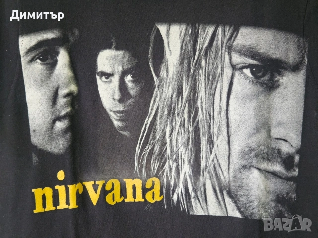 Тениска на Nirvana Kurt Cobain t-shirt rock music garage , снимка 6 - Тениски - 54023201