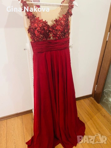 ❤️ официална бордо рокля, снимка 3 - Рокли - 54145455