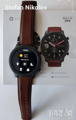 Продавам Amazfit gtr 47mm , снимка 3 - Смарт часовници - 53878052