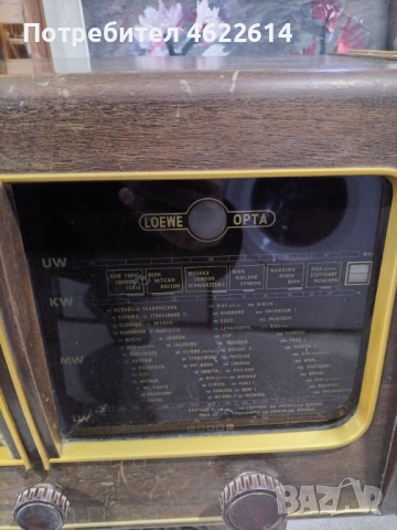 СТАРО РАДИО LOEWE OPTA , снимка 5 - Антикварни и старинни предмети - 52845290