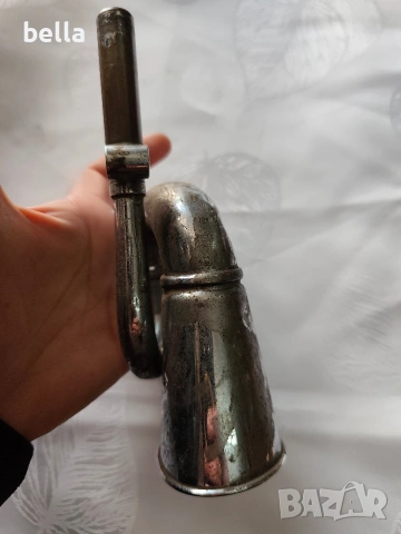 Винтидж рядък метален сигнален клаксон Häckel, снимка 7 - Антикварни и старинни предмети - 54144203