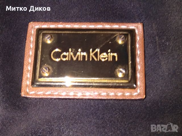 Calvin Klein женска чанта нова промазан плат 40х26х14см, снимка 4 - Чанти - 46811548