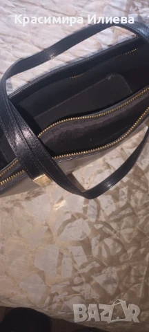 Чанта от естествена кожа на Ted Baker , снимка 4 - Чанти - 50826635