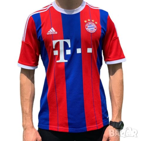 Оригинална мъжка тениска Adidas x FC Bayern München🇩🇪 2014 | M размер, снимка 1 - Тениски - 45912178