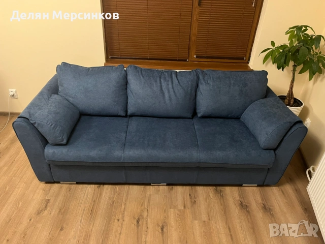 Чисто нов диван тройка, снимка 2 - Дивани и мека мебел - 54082620