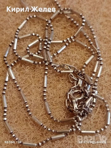 Финно и красиво Арт сребърно колие ювелирна изработка 41812, снимка 6 - Колиета, медальони, синджири - 52895603