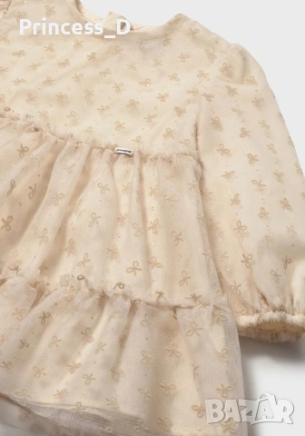 официална рокля Mayoral, снимка 3 - Бебешки рокли - 53565405