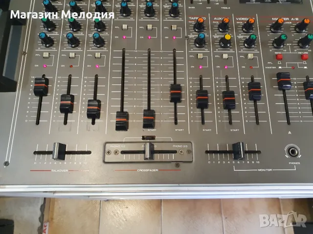 Смесителен пулт / Миксер MONACOR MPX-8200 professional stereo mixer ​В перфектно техническо и много , снимка 10 - Ресийвъри, усилватели, смесителни пултове - 47862810