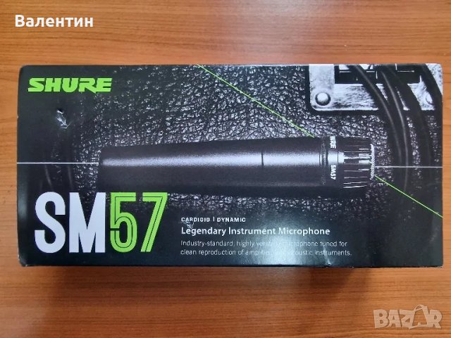 Микрофон Shure SM57 XLR  			