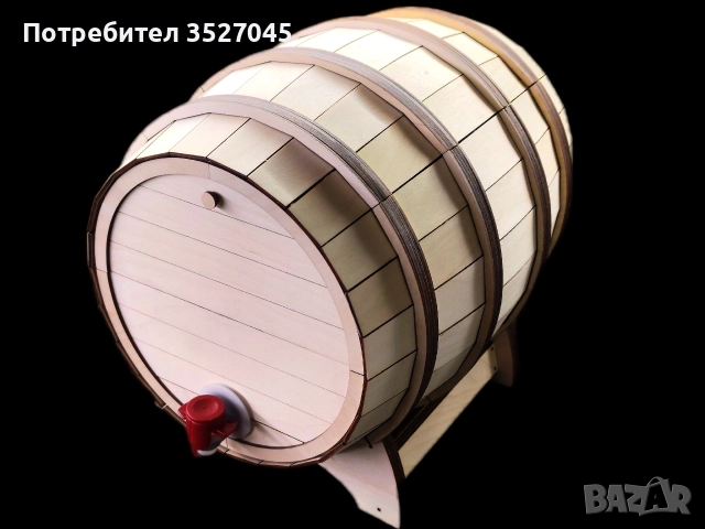 Дървена бъчва за bag-in-box