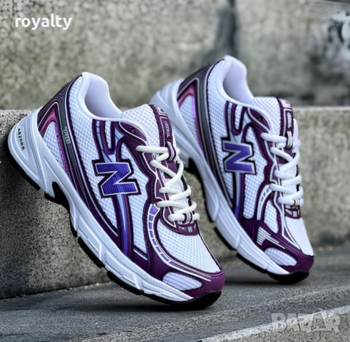 New Balance 530 White/Purple Дамски Маратонки 36-40 Номер с Кутия 