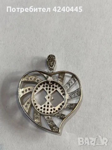 Сърце висулка, снимка 3 - Колиета, медальони, синджири - 50221340