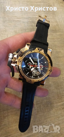 Луксозен мъжки часовник Graham Chronofighter Oversize Limited edition 