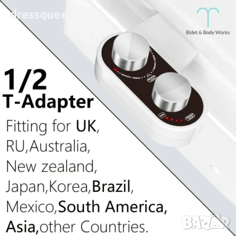 4784 Хигиенна приставка за тоалетна чиния с двоен режим – нежна грижа за жените и ежедневна свежест, снимка 4 - Други - 53663806