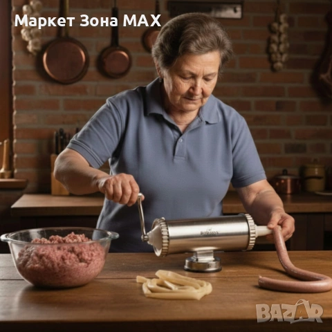 Пълначка за колбаси Bohmann BH 02-750 – Стабилна, удобна и идеална за домашни наденици, снимка 4 - Други - 53584791