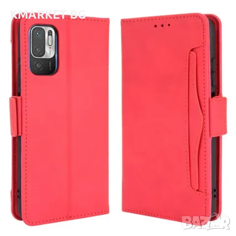 Xiaomi Redmi Note 10 5G Wallet Кожен Калъф и Протектор, снимка 1 - Калъфи, кейсове - 48752998