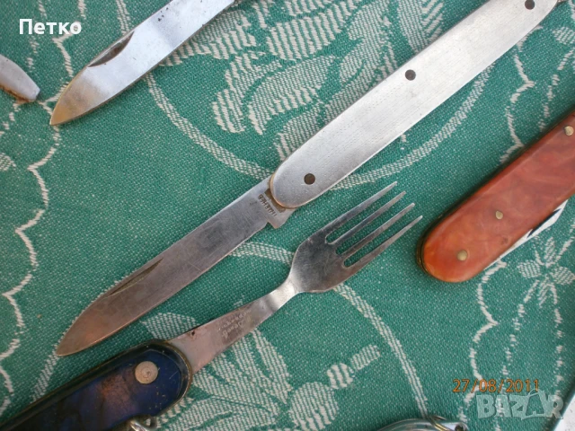 Стари сгъваеми  ножове, снимка 6 - Антикварни и старинни предмети - 51168439