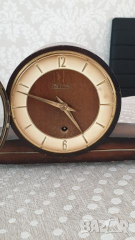 Стар малък немски настолен часовник, снимка 11 - Антикварни и старинни предмети - 45513775