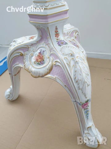 PMP Schierholz 68x47см/GDR 64x46см/2бр голяма немска порцеланова маса ГДР, снимка 6 - Антикварни и старинни предмети - 49463707