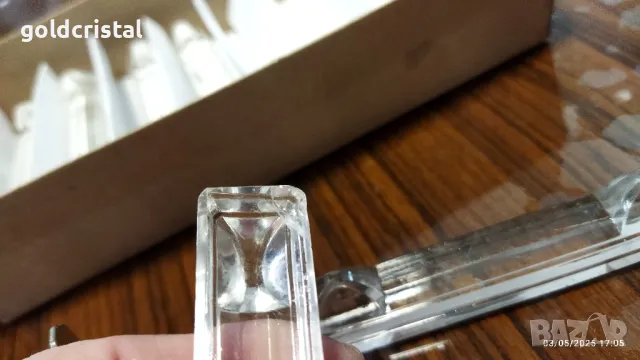 кристални поставки за прибори за хранене , снимка 5 - Антикварни и старинни предмети - 50147711