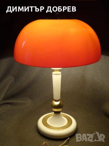 СТАРА РЕТРО СОЦ СССР НАСТОЛНА СЕНЗОРНА ЛАМПА ГЪБА