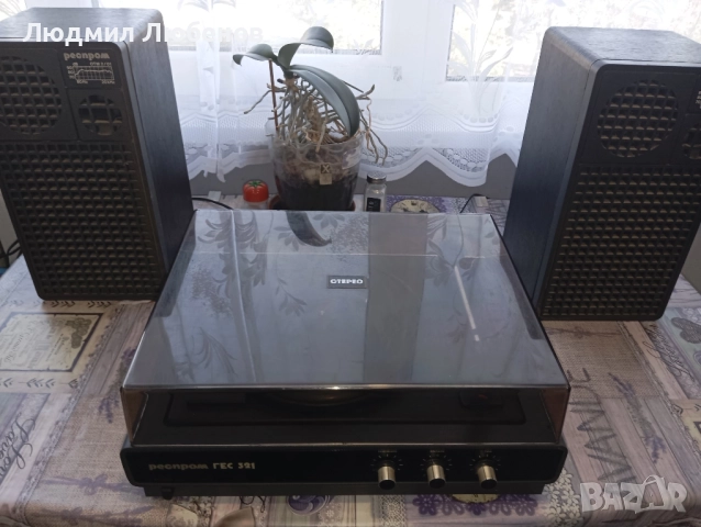 Грамофон респром ГЕС 321 с тонколoни, снимка 6 - Грамофони - 52253844