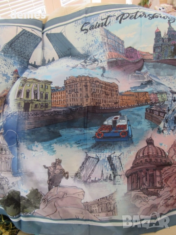 Красив шал от бамбукова коприна от Санкт Петербург, Русия